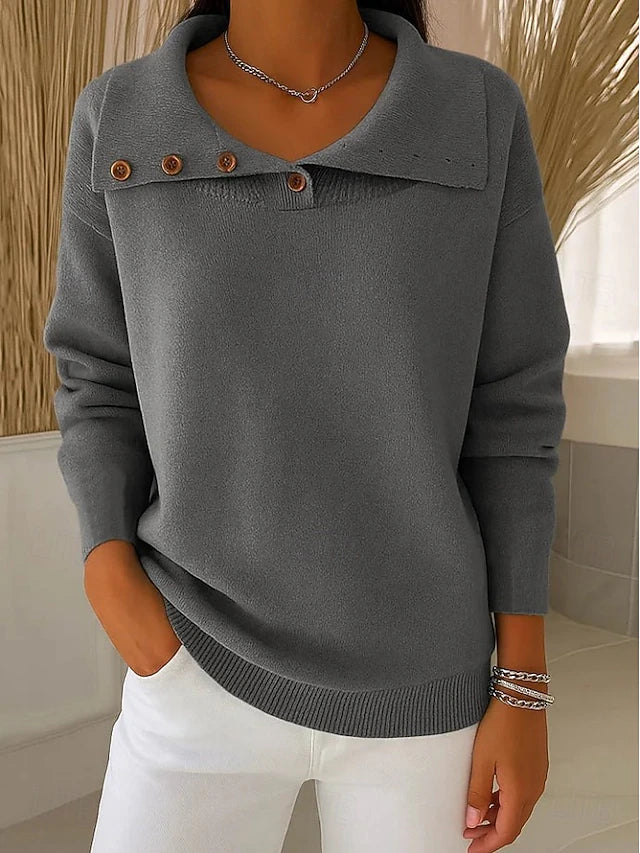 Maglione invernale con colletto elegante